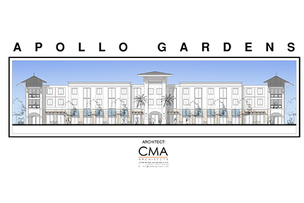 Apollo Gardens architectural rendering 