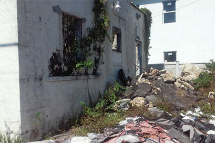 Neighborhood Housing Foundation, site prior to demolition