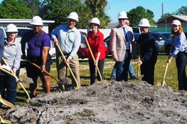 Evans Center Groundbreaking Prepares for Grocery Store in Food Desert