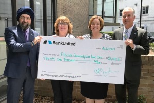 Bank United Awards Grant to Florida Community Loan Fund